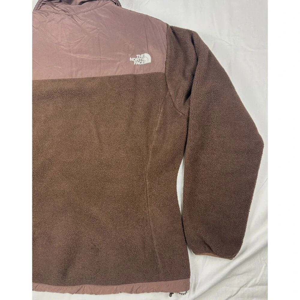The North Face Men's Denali Polartec Fleece Jacket Large Brown Y2K Vintage 2007